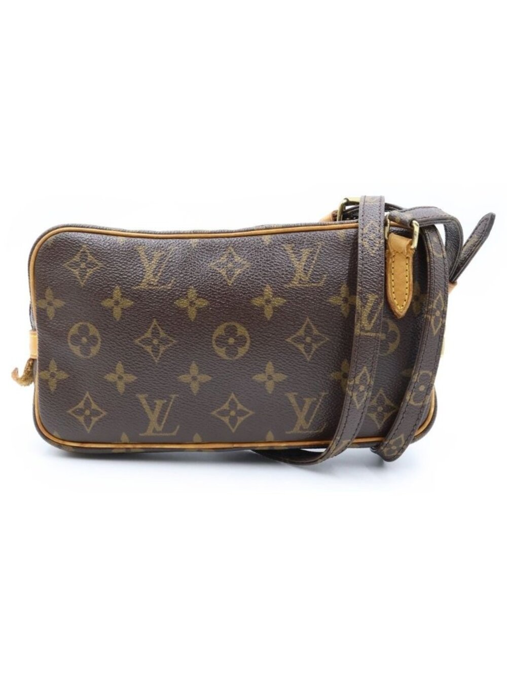 Louis Vuitton Pochette Marly Bandouliere Shoulder Bag Monogram Leather